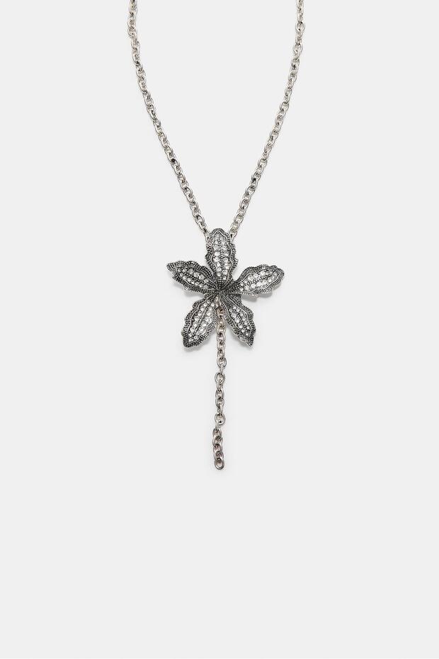 Çiçek ve Parıltılı Kolye - 1