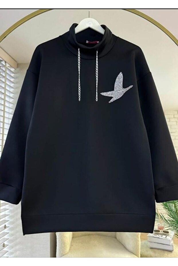 siyah sweatshirt