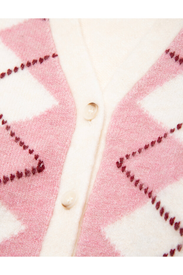 Argyle Desenli Hırka (2-8 Yaş) - 2