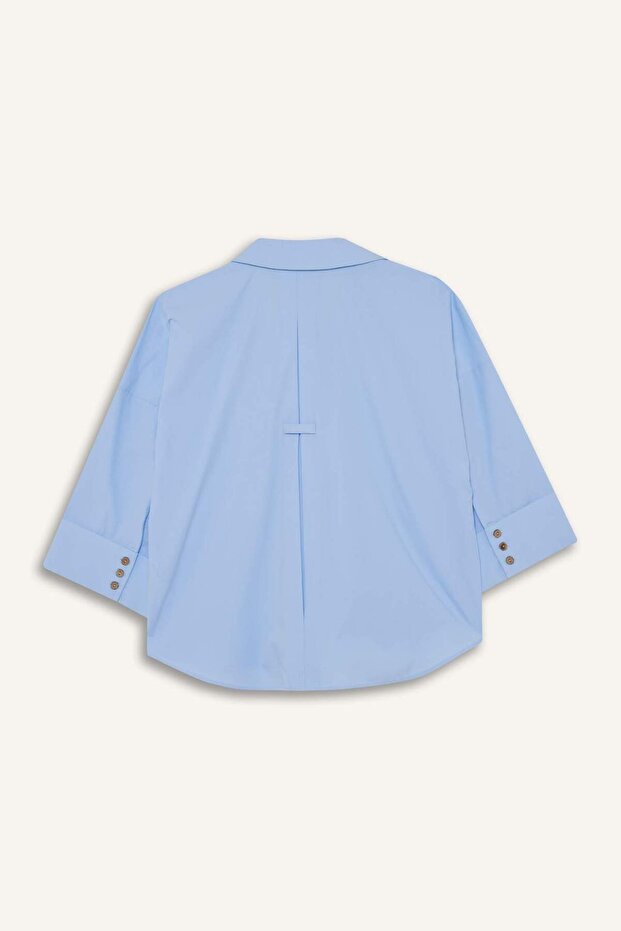 Poplin Uzun Kollu Gömlek G3163AX25AU - 3