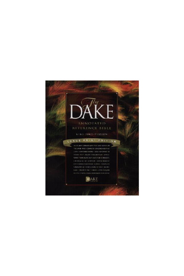 Dake Annotated Reference Bible-KJV-Large Print - 1
