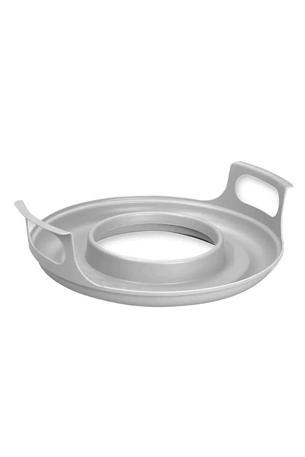 Grey Microwave Plates Holder Heat Resistant Microwave Bowl Holder for Carrying Hot Food Home Cooking