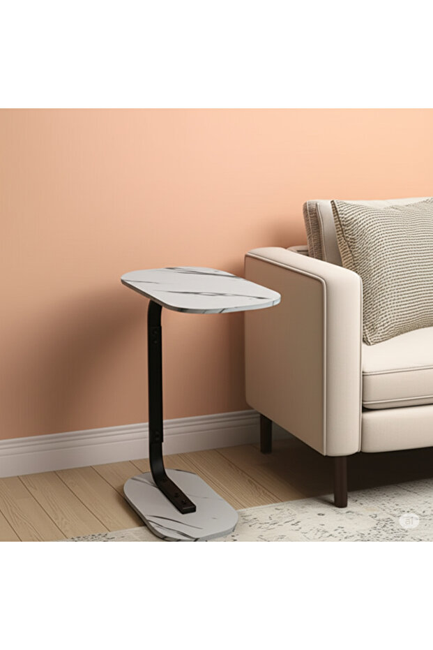 Home side table for small spaces, sofa side table, small coffee table, rust and water resistant. - 2