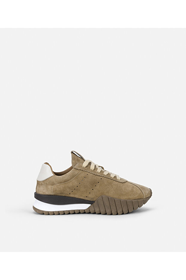 %100 deri colorblock sneaker - 1