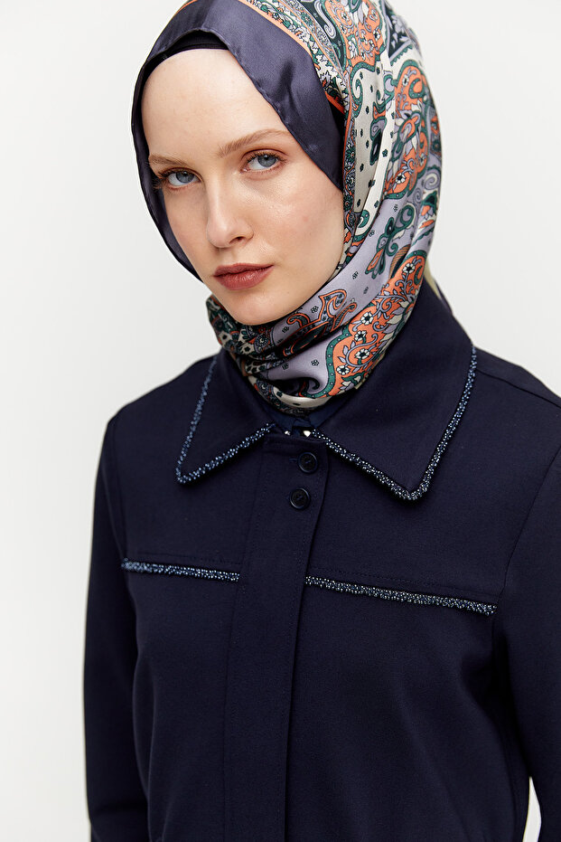 Boncuk Detaylı Kap - 4