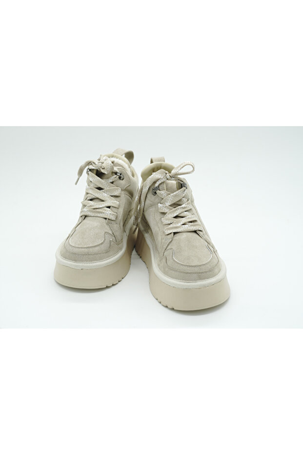 Luvesta Bağcıklı Mini Bot Bej - 6