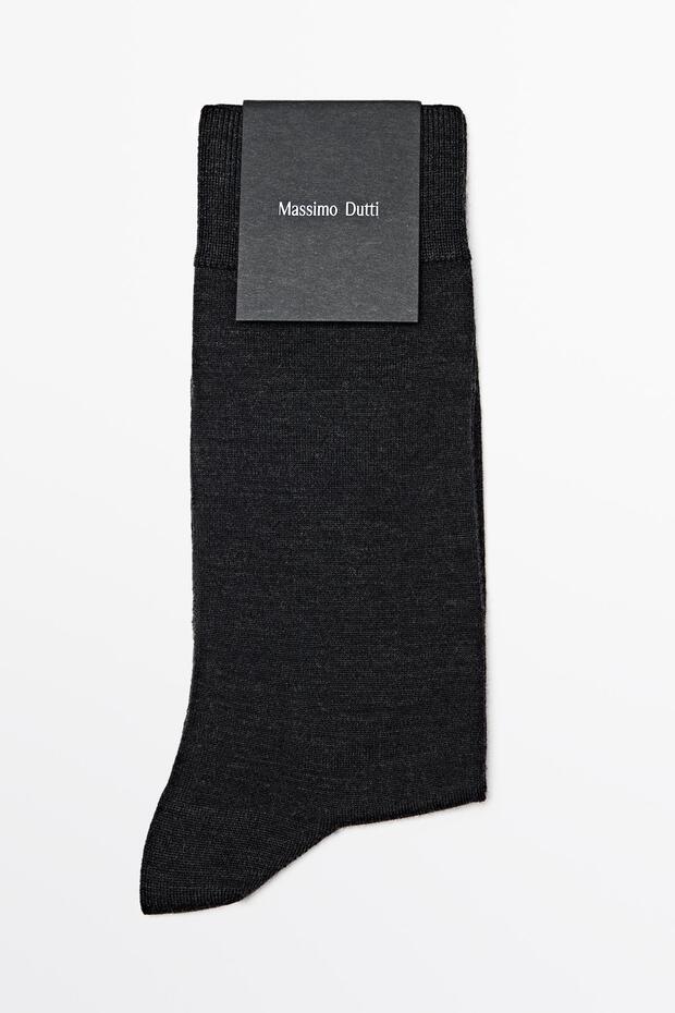 Yün karışımlı çorap - 1