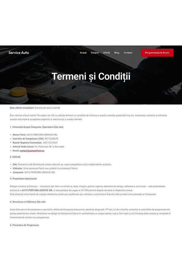 Professional Website for Auto Service - Ready to Install - 7