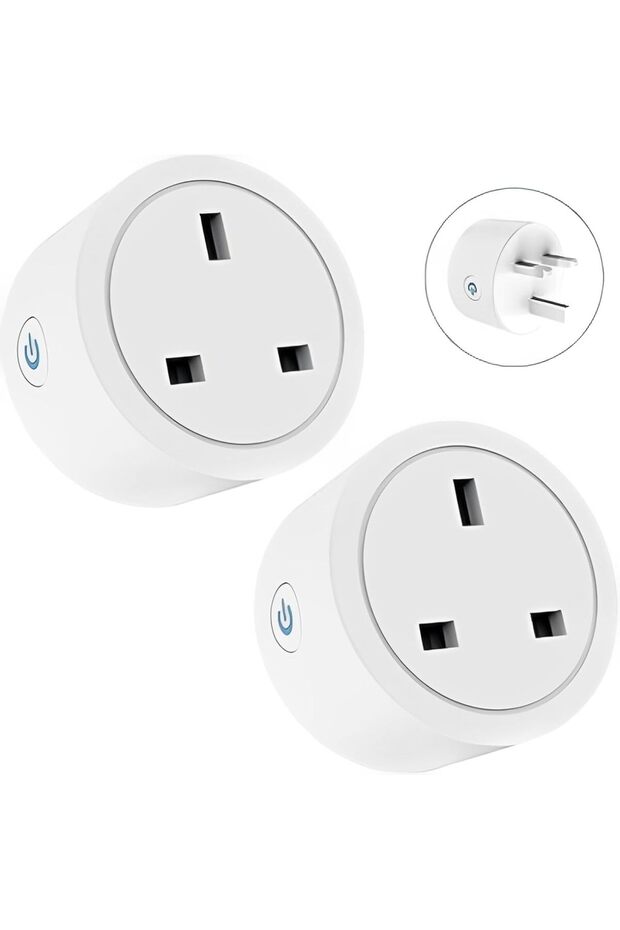 Smart WiFi Plug, 2 Pack 16A Smart Outlet Plug Socket for Home Appliances Automation Compatible with - 1