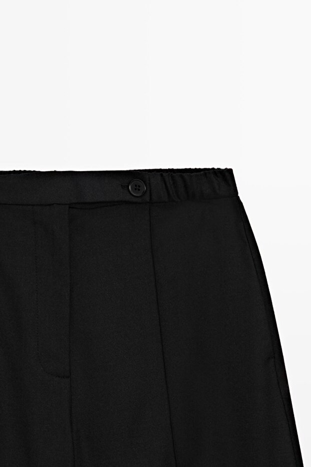 Elastik belli barrel fit pantolon - 6