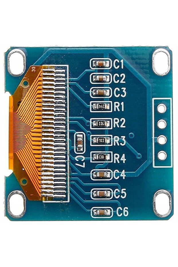 OLED Display 0.96" 128x64 Blue | I2C SSD1306 3–5V Arduino Compatible - 6