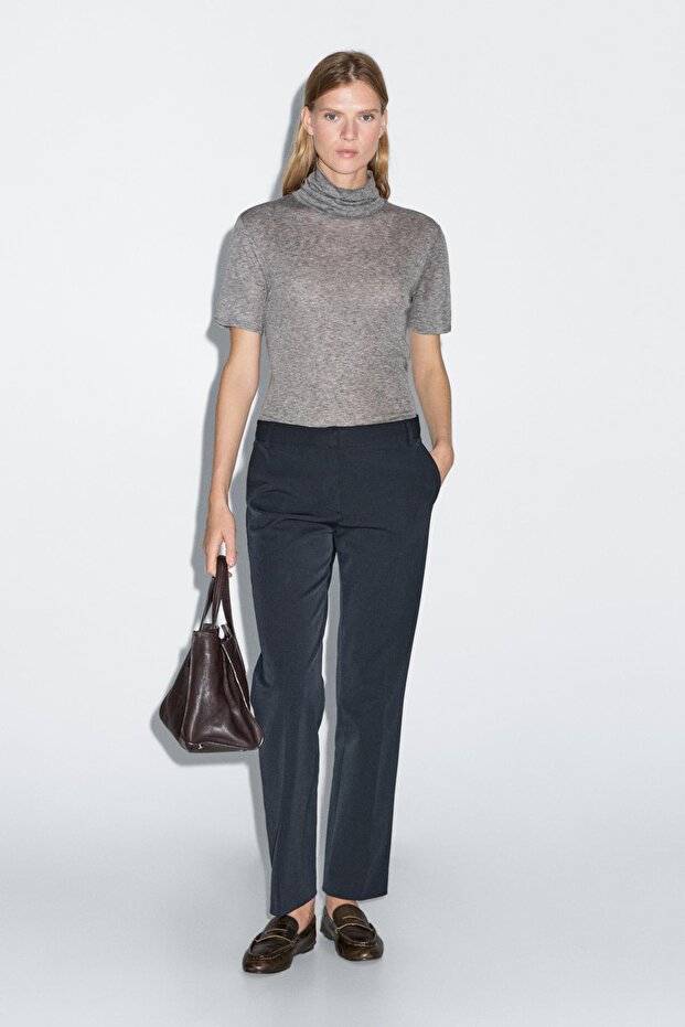 Straight fit teknik pantolon - 1