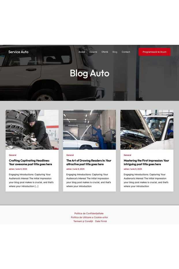 Professional Website for Auto Service - Ready to Install - 4