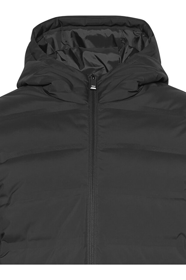 Erkek Marka Logolu Kapitone Regular Fit Kalıp Siyah Mont LV04LD521G UB1 - 2