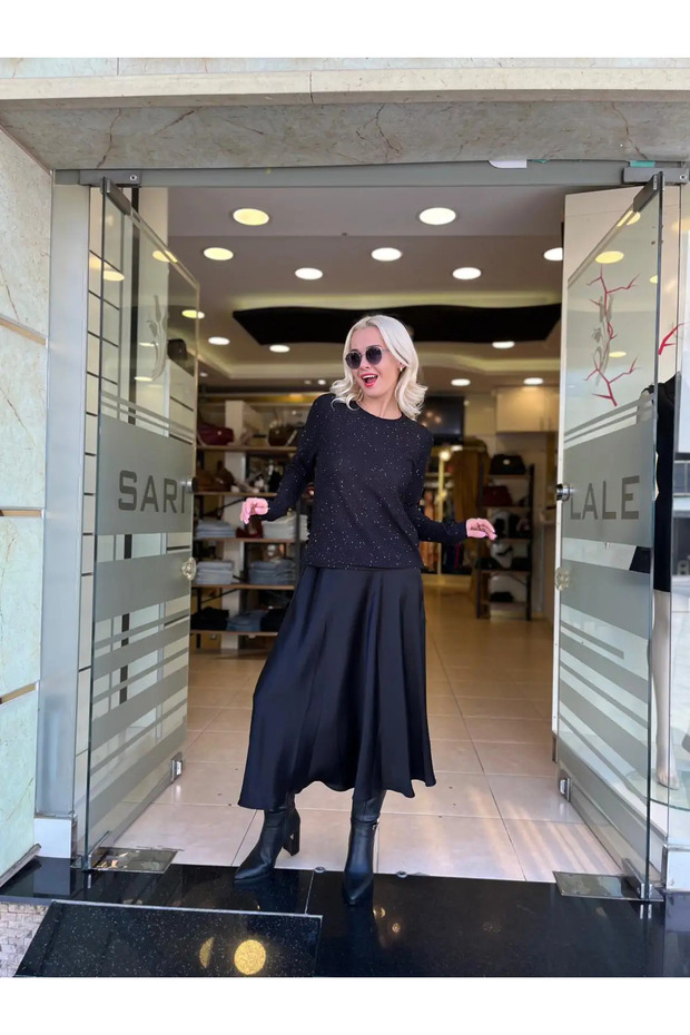 FLOŞ KUMAŞ ETEK - 1