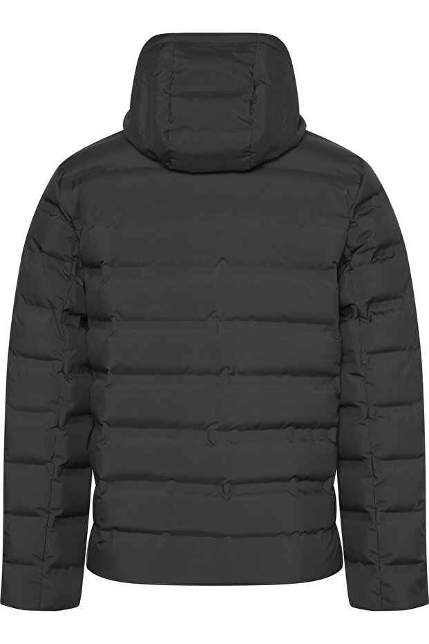 Erkek Marka Logolu Kapitone Regular Fit Kalıp Siyah Mont LV04LD521G UB1 - 3