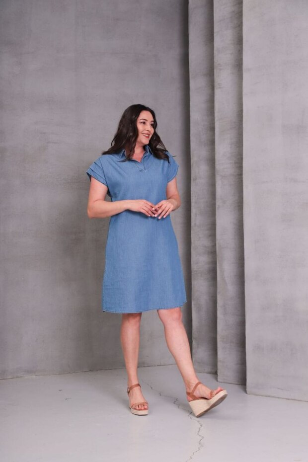 Denim Model Elbise - 1