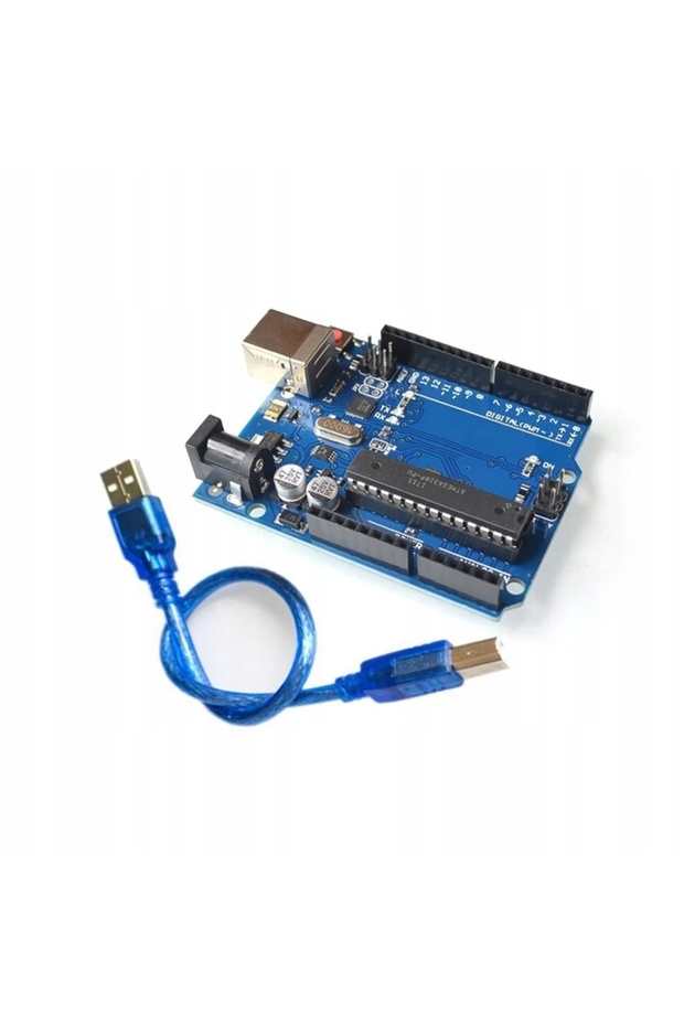 Placă Arduino UNO R3 ATmega328P | Compatibil cu Shield Duemilanove - 1