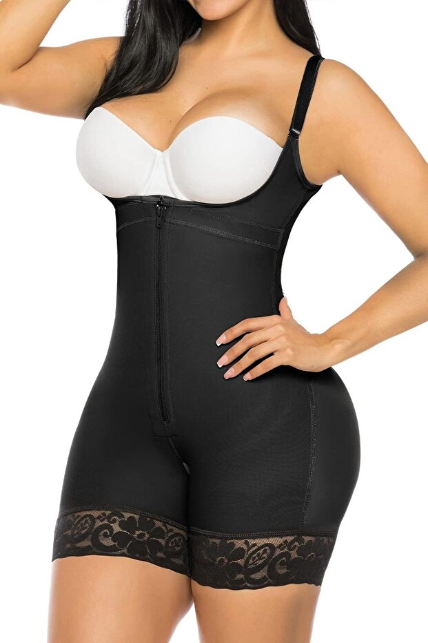 Sweat Neoprene Sauna Suit Tank Top Vest with Adjustable Shaper Waist Trainer Belt-LARGE