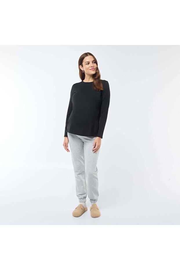 تي شيرت تمريض أساسي أسود - 4