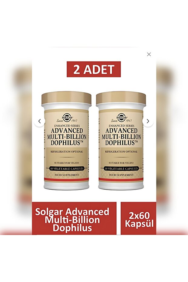 Advanced Multi-Billion Dophilus™ Probiyotik Mikroorganizma (2Adet) - 1