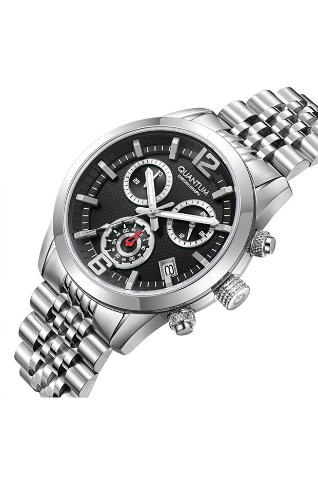 Orijinal Chronograph Full Dolu Çelik 10 Atm Erkek Kol Saati - 3