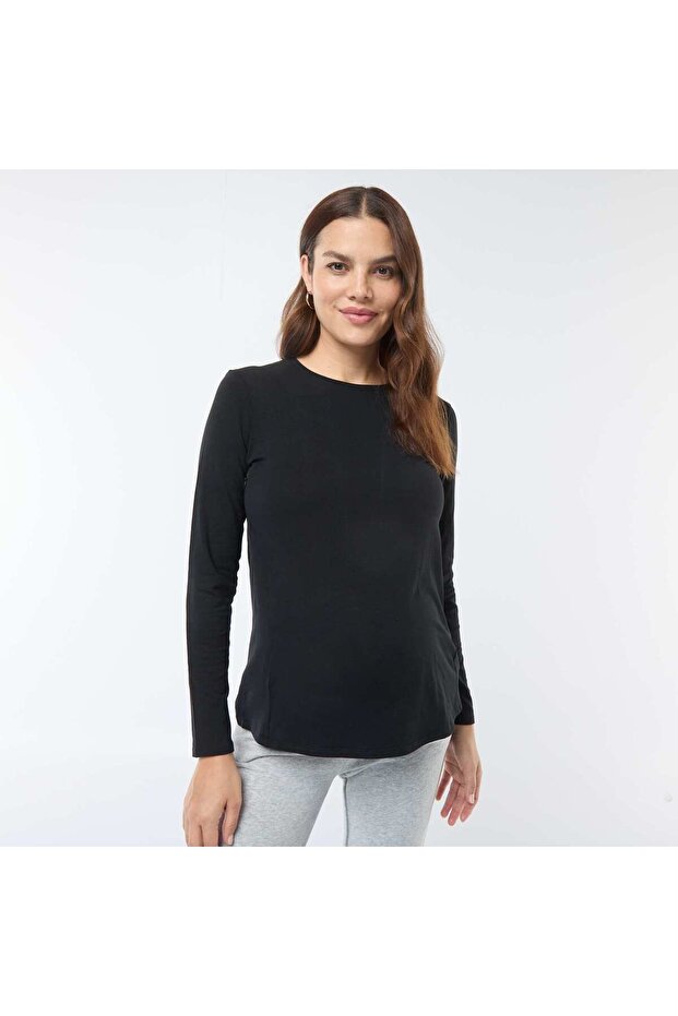 تي شيرت تمريض أساسي أسود - 1