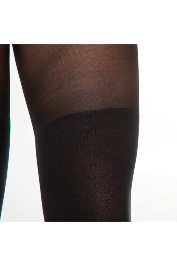 Sock-effect Tights BLACK - 5