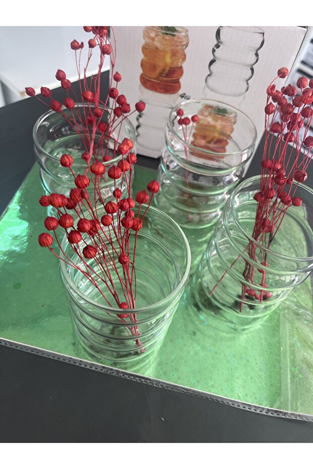 Cam bardak bombeli 4 lü - 3