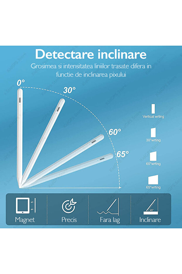 Стилус за iPad Techone® A3T, бял - 6