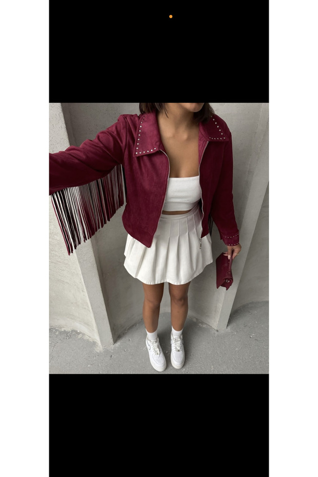 Tarz püsküllü ceket - 1