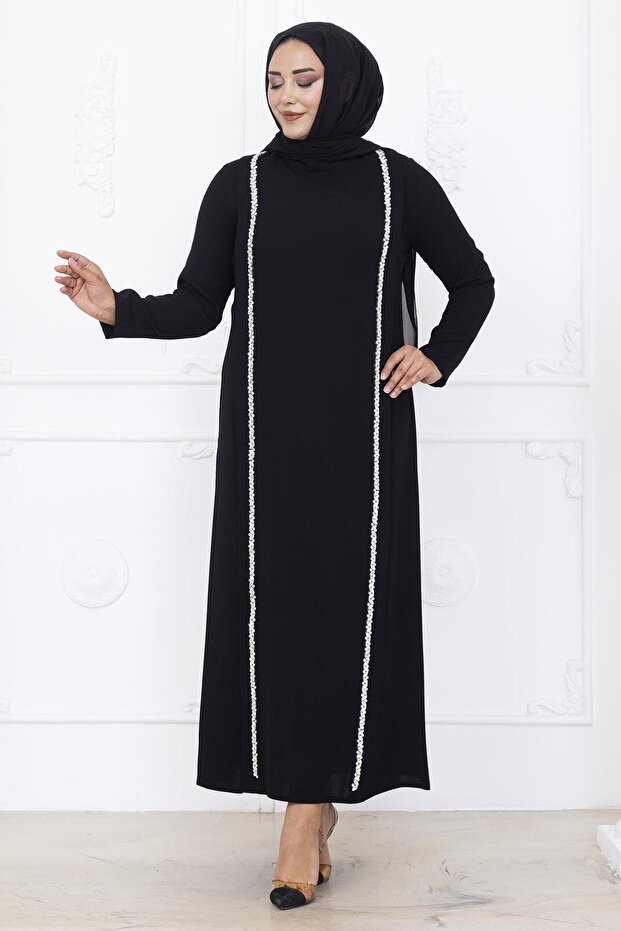 Yakut Abiye Elbise Siyah - 1
