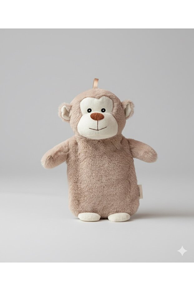 Little Monkey Pelüş Sıcak Su Torbası Bej - 1