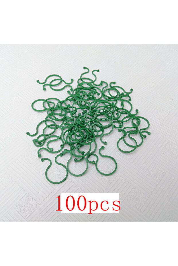 100PCS G656B 50Pcs 8 Word Buckle Vine Tying Clips Ring Fixing Bracket Garden Plant Holder Tools Gard