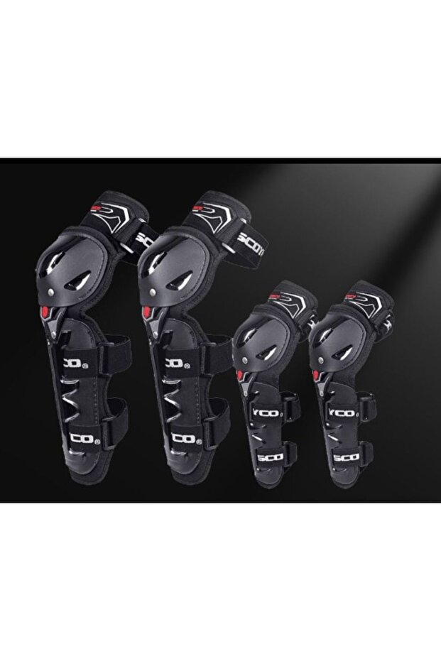 Motorcycle and Bicycle Articulated Knee Pads Elbow Pads Luxury Set Protection Ce Knee and Elbow Protection Suit