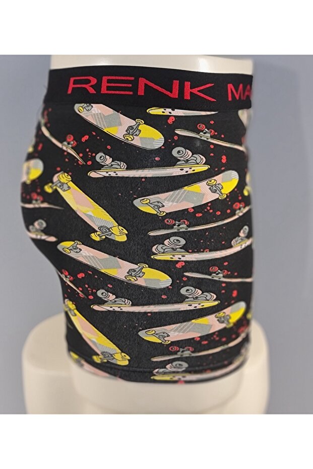 بوكسر رجالي مرن من القطن بنقشة - 2