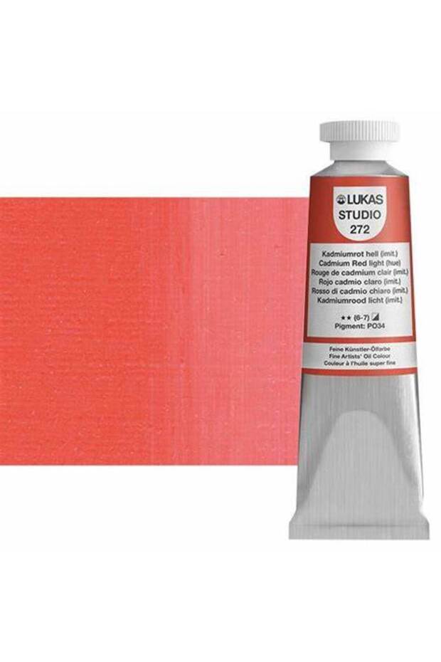 LUK STUDIO OIL 37ML CADMIUM RED LIGHT HUE
