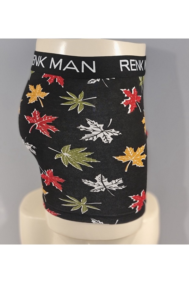 بوكسر رجالي مرن من القطن بنقشة - 3