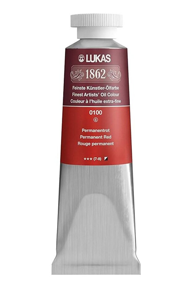 1862 OIL 37ML PERMANENT RED