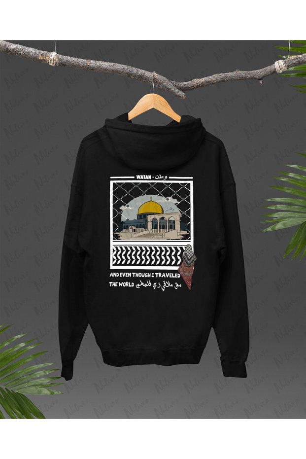 Palestine Design Back Printed, High Quality Unisex Oversize Hoodie