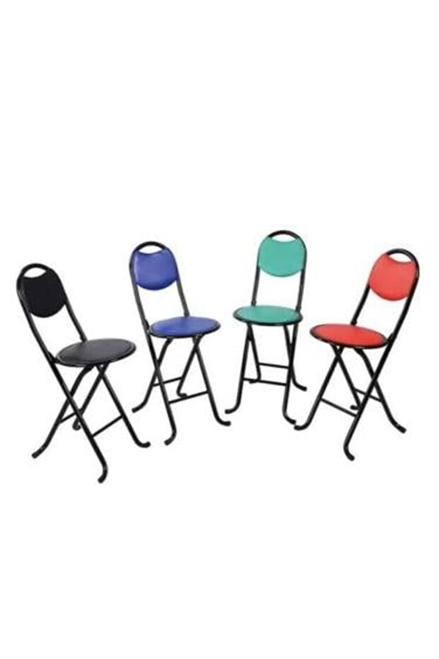 كرسي قابل للطي للصلاة والتخييم - متعدد الألوان، تشكيلة عشوائية - 1