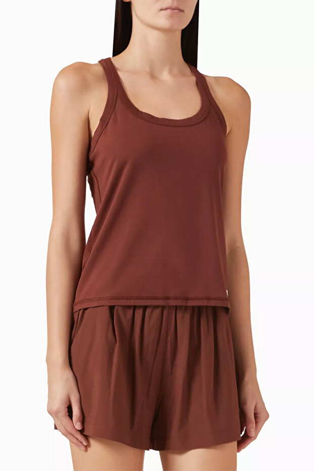 Lux Racerback Tank, Breathable & Stretchy, Eco-Friendly