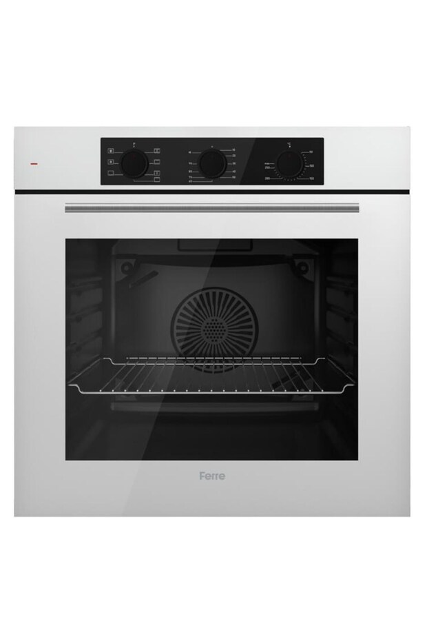 & Afm Tech FETHY Series Beyaz Cam Ankastre Set ( QBL62CB + D087 + Afm 2201 ) - 2