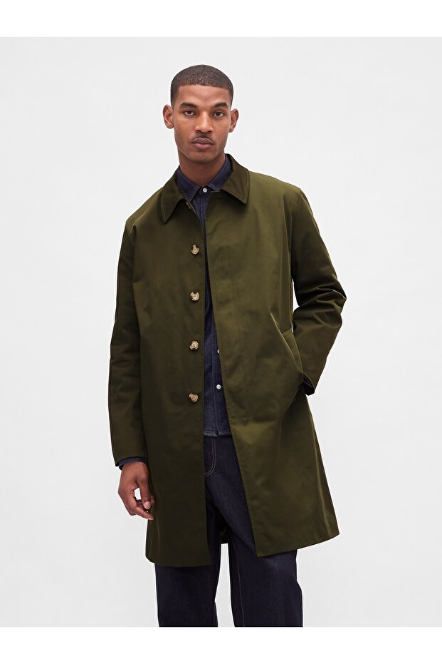 Erkek Haki Mac Kaban - 1