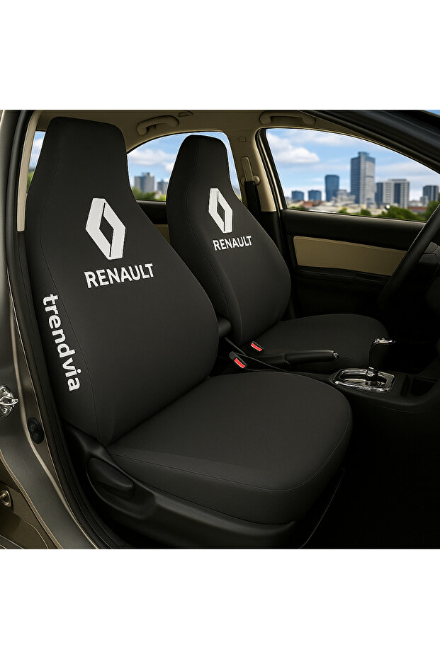 Renault Front and Rear Seat Cover | Auto Service Combed Cotton Case