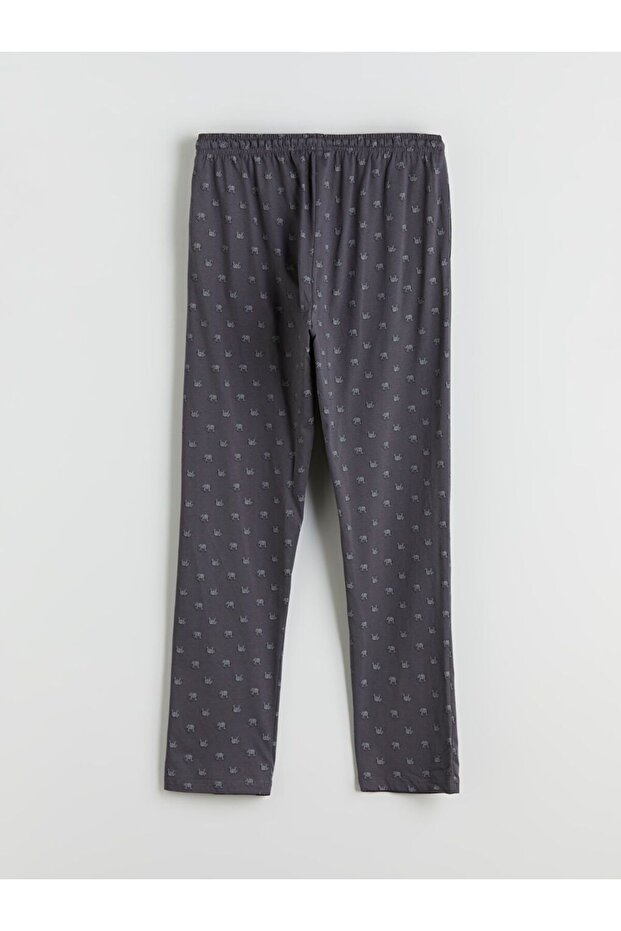 Thin Patterned Men's Pajama Bottoms - 6