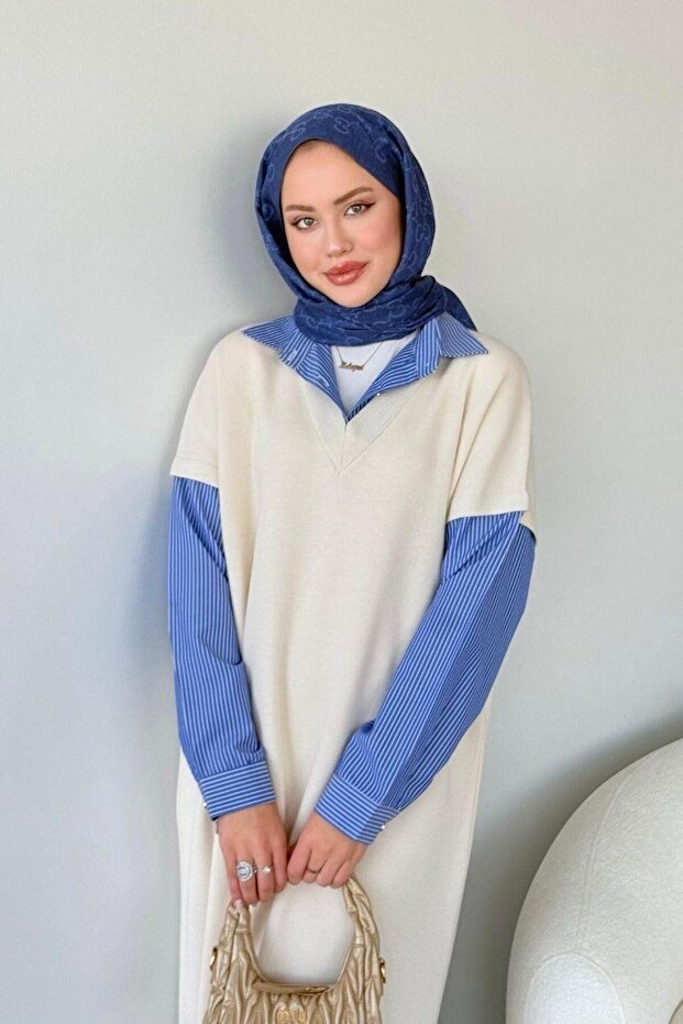 Muadil Elbise Bej - 4