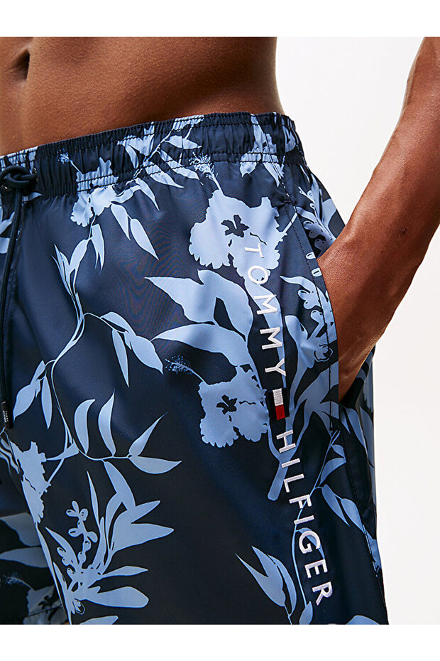 erkek medium drawstring deniz şortu - 3