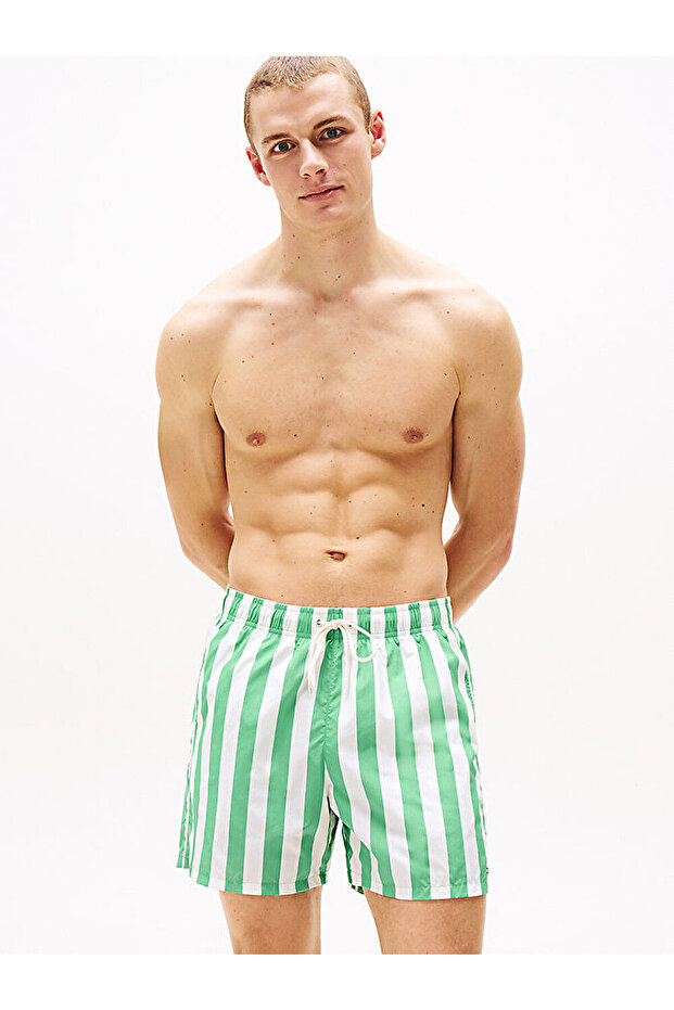 erkek medium drawstring deniz şortu - 1