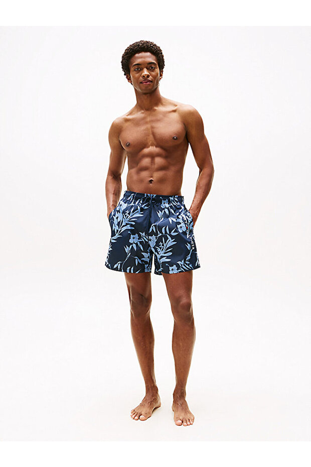 erkek medium drawstring deniz şortu - 2